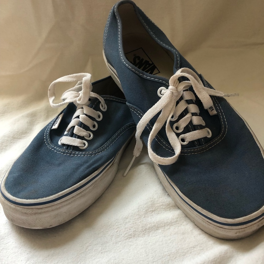 Blue Vans Sneakers women’s 10 men’s 8.5